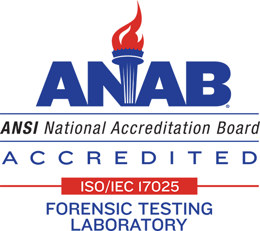 ANAB Accredited ISO/IEC 17025 Forensic Testing Laboratory